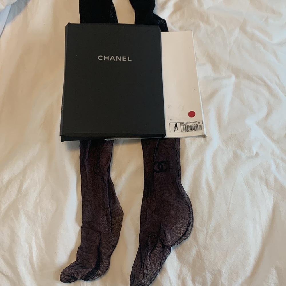 Chanel Black Tights